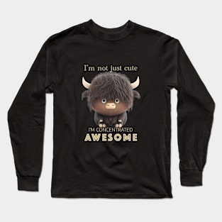 Buffalo Concentrated Awesome Cute Adorable Funny Quote Long Sleeve T-Shirt